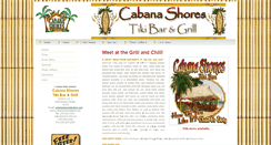 Desktop Screenshot of cabanashorestikibar.com