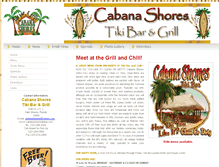 Tablet Screenshot of cabanashorestikibar.com